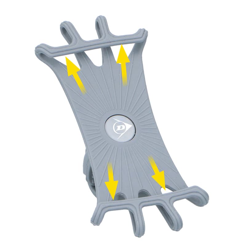 Dunlop - Bike mount for phone 10-15 cm swivel (grey) 6