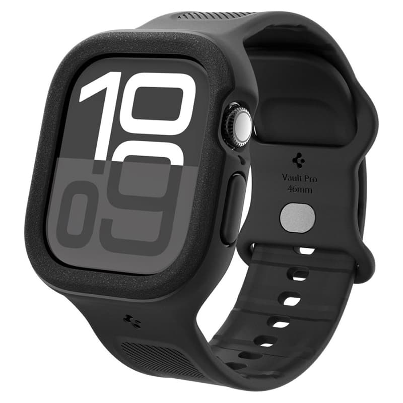 Spigen Vault Pro - Strap with Case for Apple Watch 10 46 mm (Matte Black)