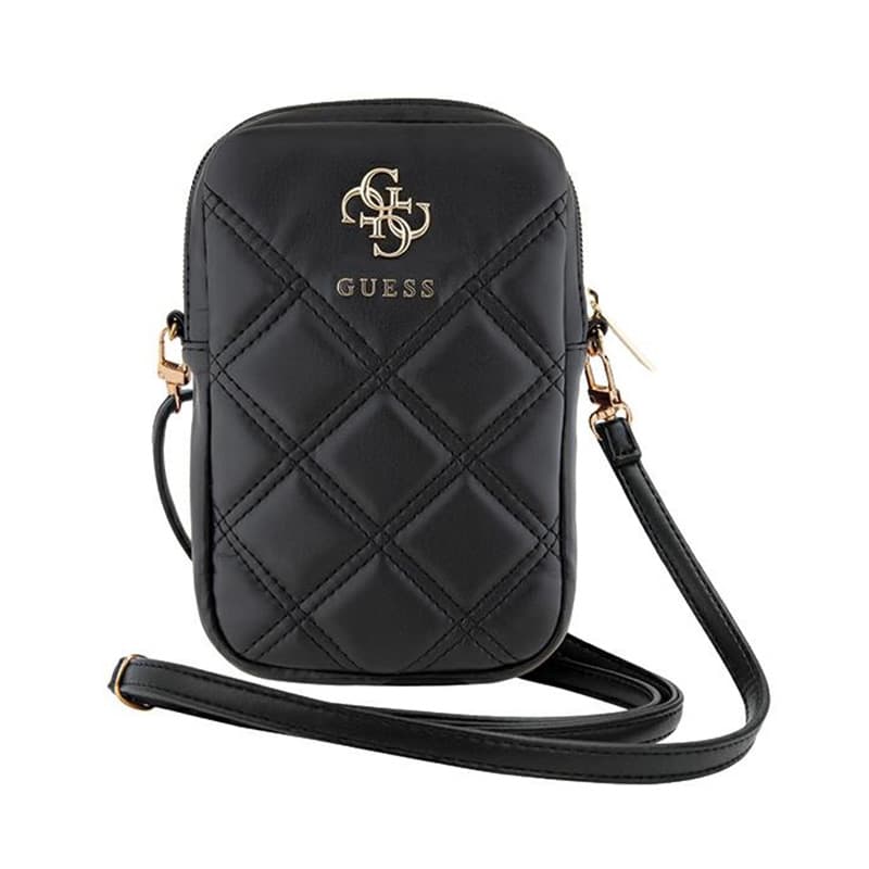 Guess Zip Quilted 4G - Phone bag (black) 2