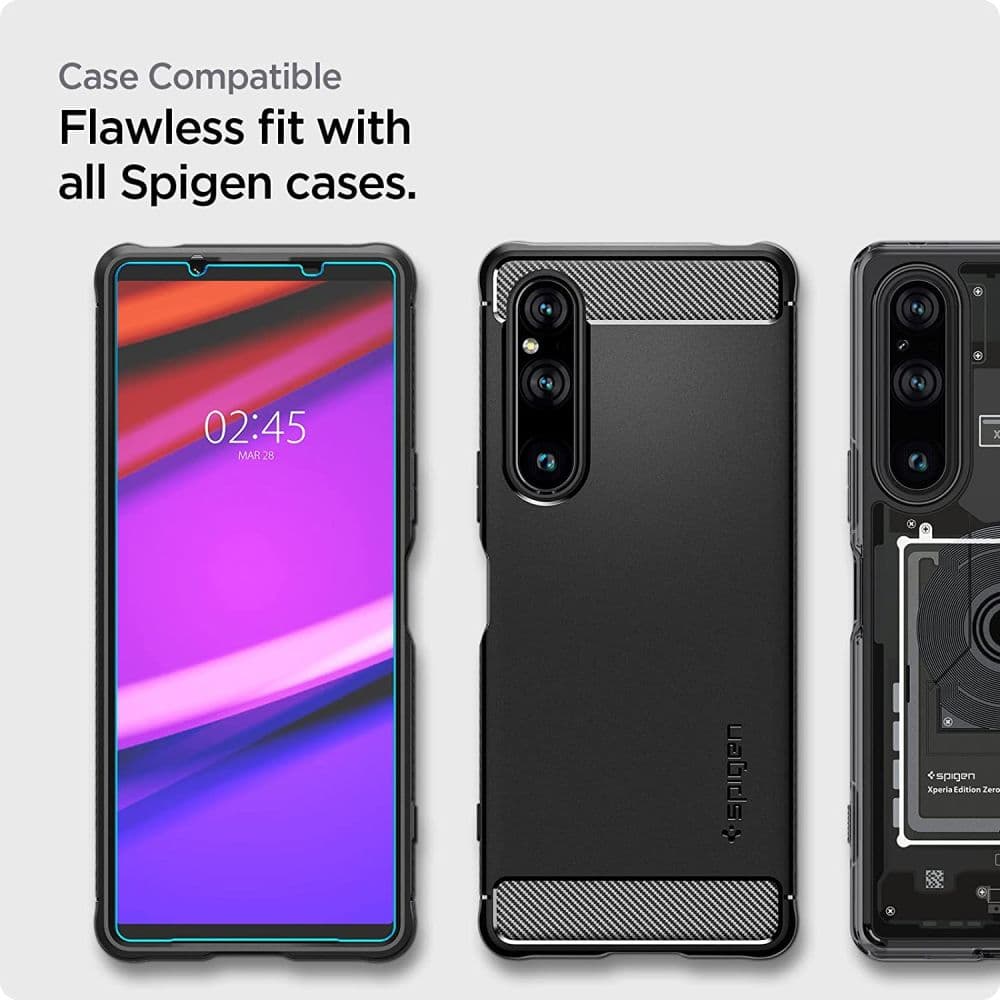 Spigen Glas.TR EZ Fit 2-Pack - Tempered glass for Sony Xperia 1 V  2 pieces 5