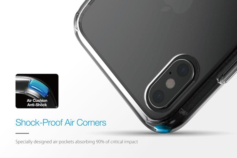 Just Mobile Tenc Air Case for iPhone Xs Max (Crystal Black) 7