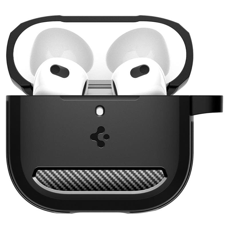 Spigen Rugged Armor - Case for Apple AirPods 4 (Matte Black) 3