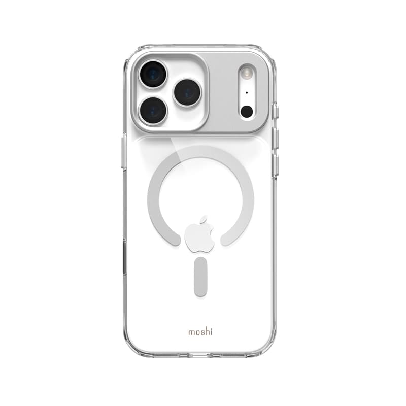 Moshi iGlaze MagSafe - Case iPhone 17 Pro Max (Luna Silver) 2