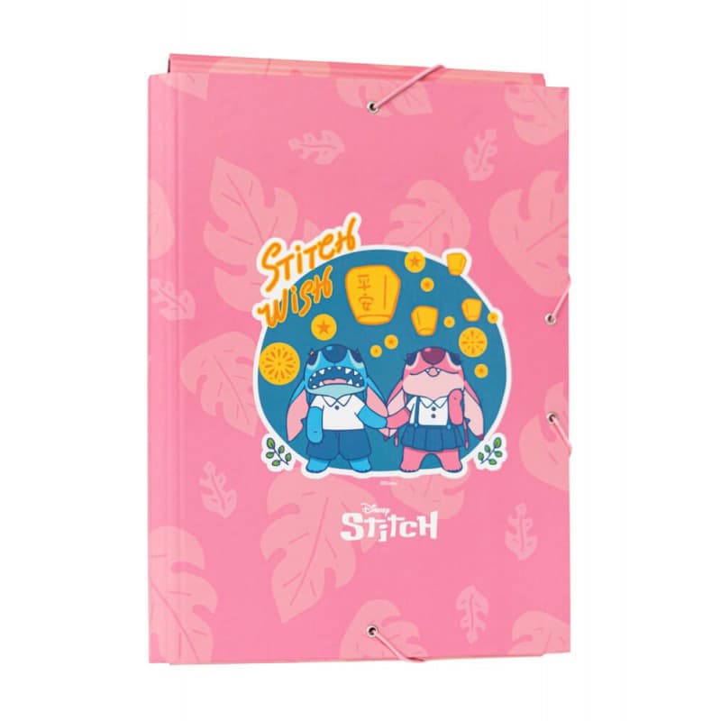 Disney Stitch - Folder / folder with elastic band A4 (24 x 34 cm) 1
