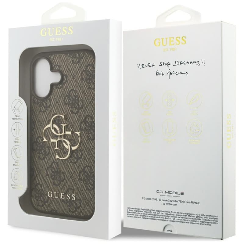 Guess 4G Big Logo - Case iPhone 17 (brown) 8