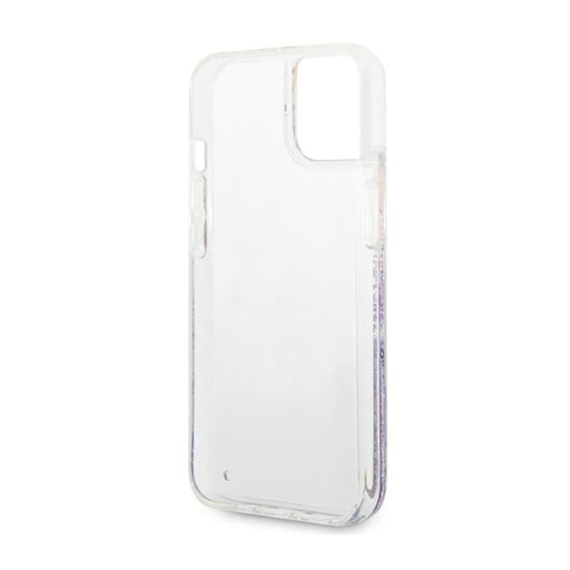 Guess Liquid Glitter Flower - Case for iPhone 14 Plus (Purple) 7
