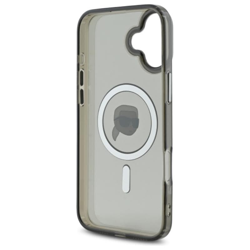 Karl Lagerfeld IML Metal Karl Head MagSafe - Case for iPhone 16 (black) 7