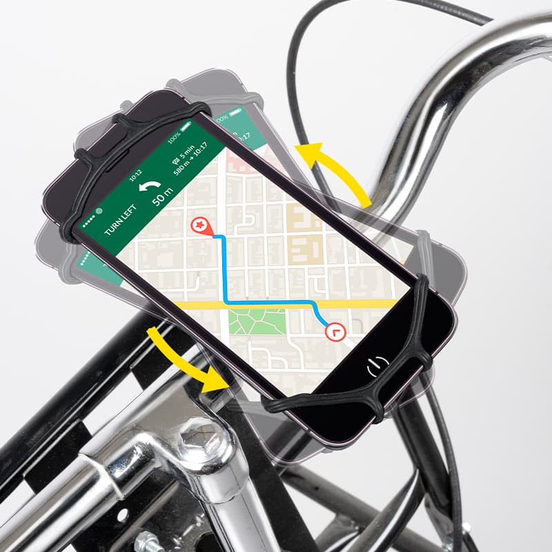 Dunlop - Bike mount for phone 10-15 cm swivel (grey) 7