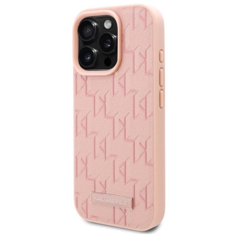 Karl Lagerfeld Hot Stamp MagSafe - Case for iPhone 16 Pro Max (pink) 2