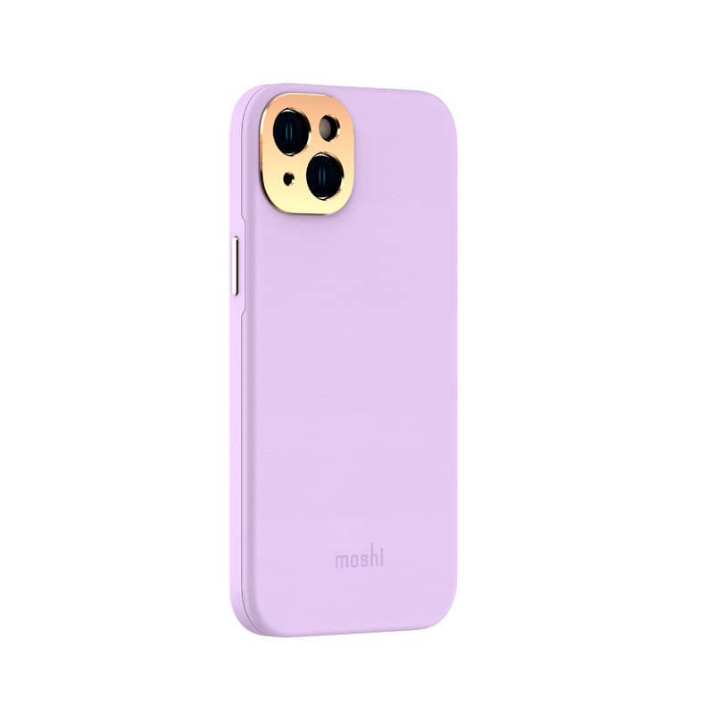 Moshi Napa MagSafe - Leather case for iPhone 14 Max (Lavender Purple) 2