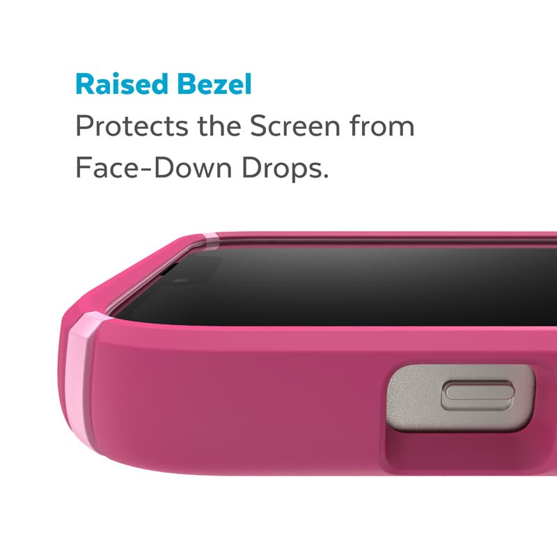 Speck Presidio2 Pro + MagSafe - Case for iPhone 15 Plus / 14 Plus with MICROBAN coating (Digitalpink / Blossompink / White) 7