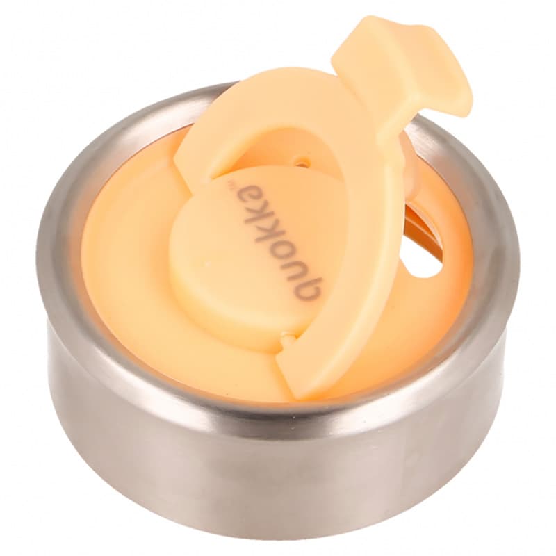 Quokka Boost Coffee Tumbler - Stainless Steel Thermal Mug with Infuser 400ml (Apricot Orange) 3
