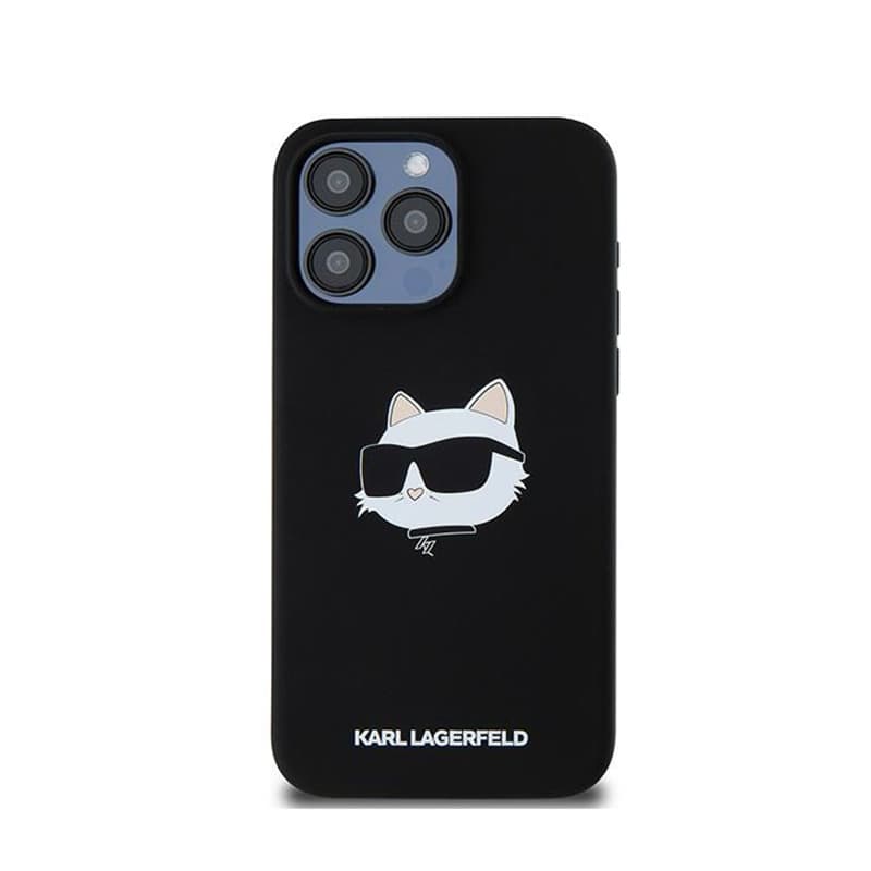 Karl Lagerfeld Silicone Choupette Head MagSafe - iPhone 15 Pro Max Case (black) 3