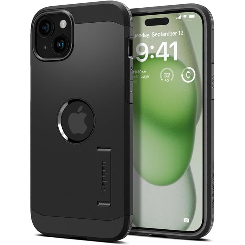 Spigen Tough Armor Mag MagSafe - Case for iPhone 15 Plus (Black)