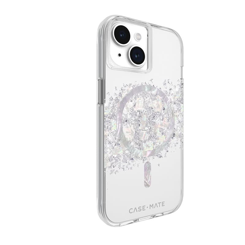 Case-Mate Karat MagSafe - Case for iPhone 15 / iPhone 14 / iPhone 13 decorated with mother of pearl (A Touch of Pearl) 2