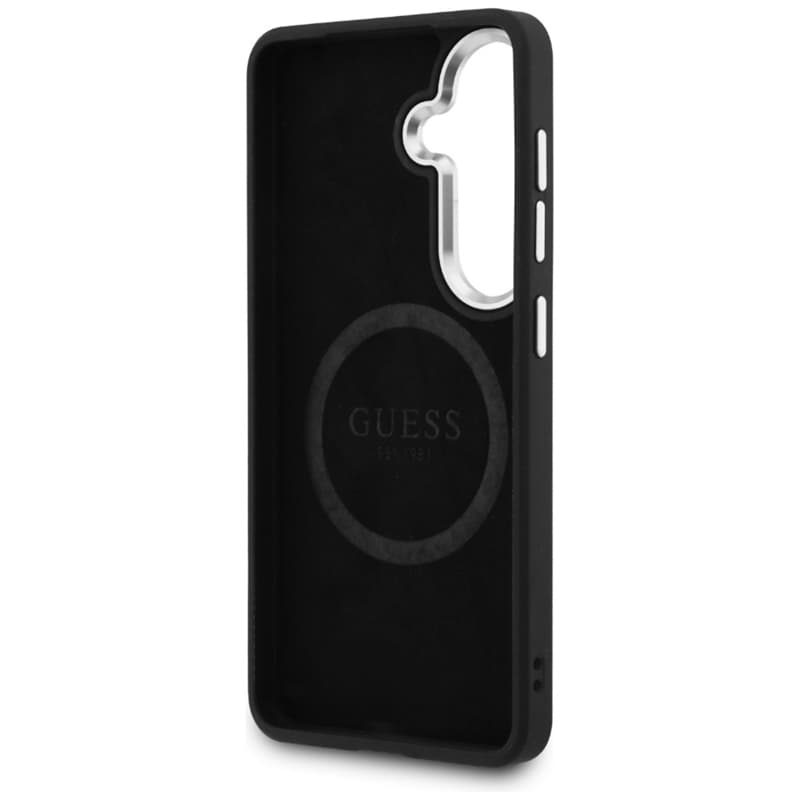 Guess Fixed Glitter Triangle MagSafe - Samsung Galaxy S26 Case (Black) 7