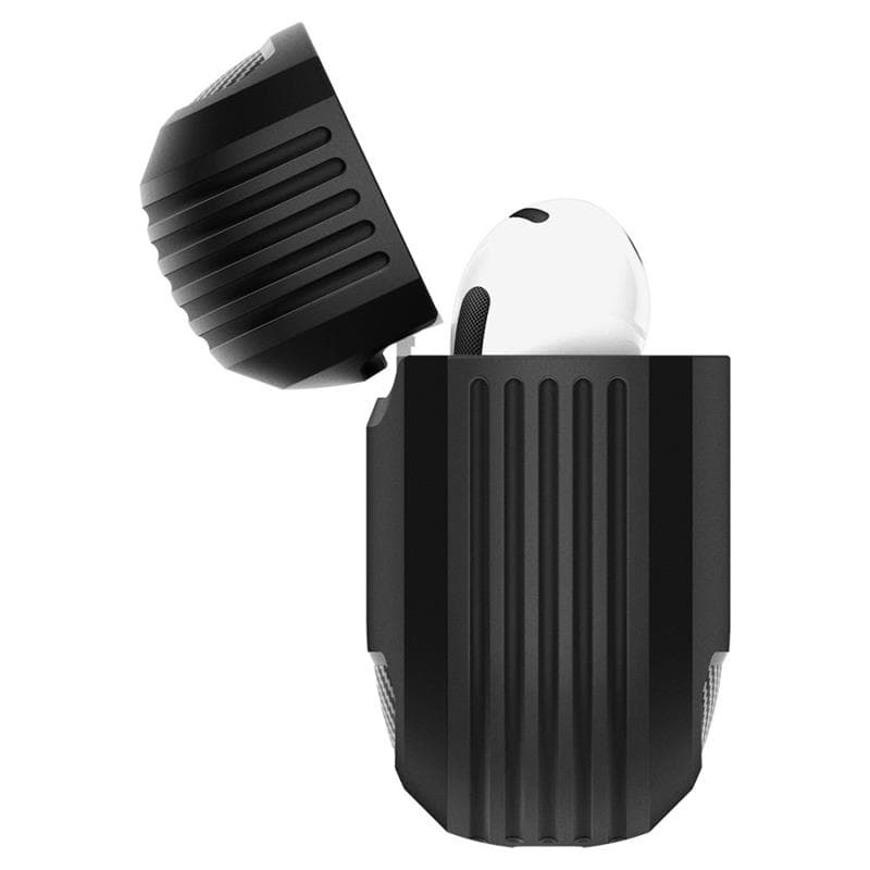 Spigen Rugged Armor - Case for Apple AirPods 4 (Matte Black) 4