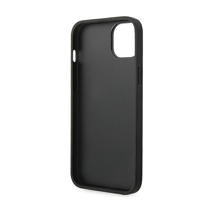 Ferrari Leather Stamp Sides - Case for iPhone 14 Plus (Black) 7