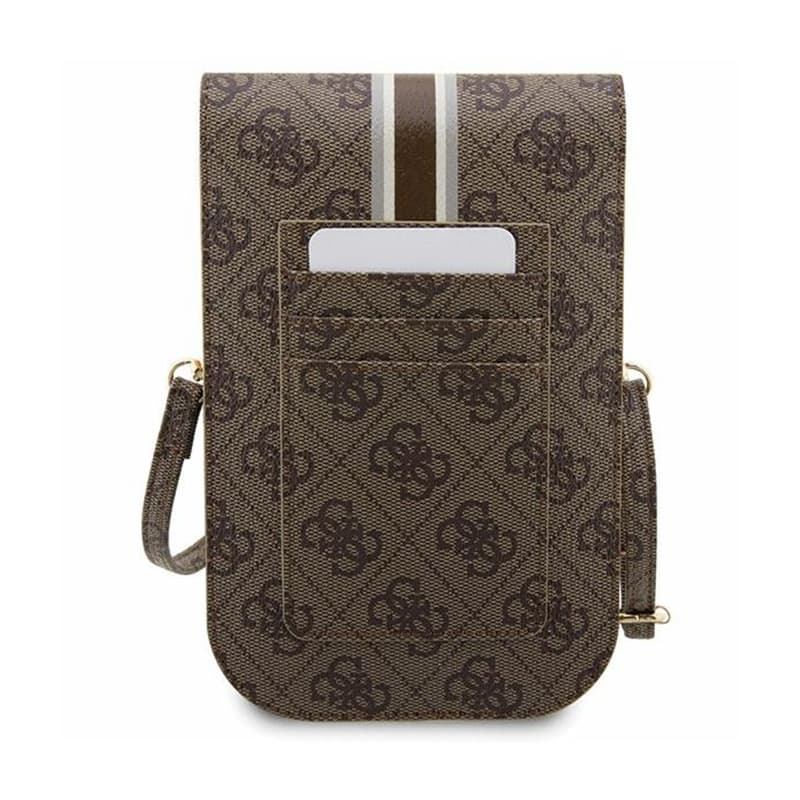 Guess 4G Stripes - Crossbody phone bag (brown) 5