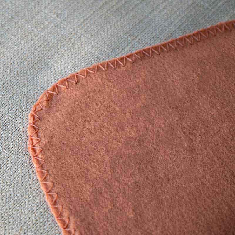 Fleece blanket 170x130 (Coral) 3