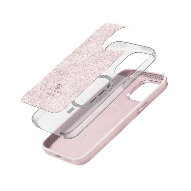 Crong Color Cover LUX Magnetic - iPhone 15 Plus MagSafe Case (Pink) 2