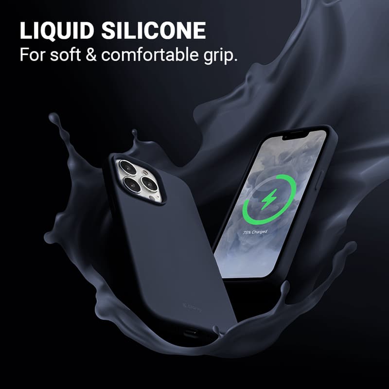 Crong Color Cover Magnetic - iPhone 13 Pro Max MagSafe Case (Navy Blue) 5
