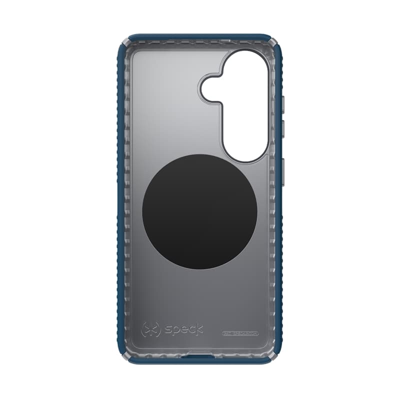 Speck Presidio2 Grip Magnet - Samsung Galaxy S26 MagSafe Case (Deep Sea/Silver Metallic/Spell Blue) 8