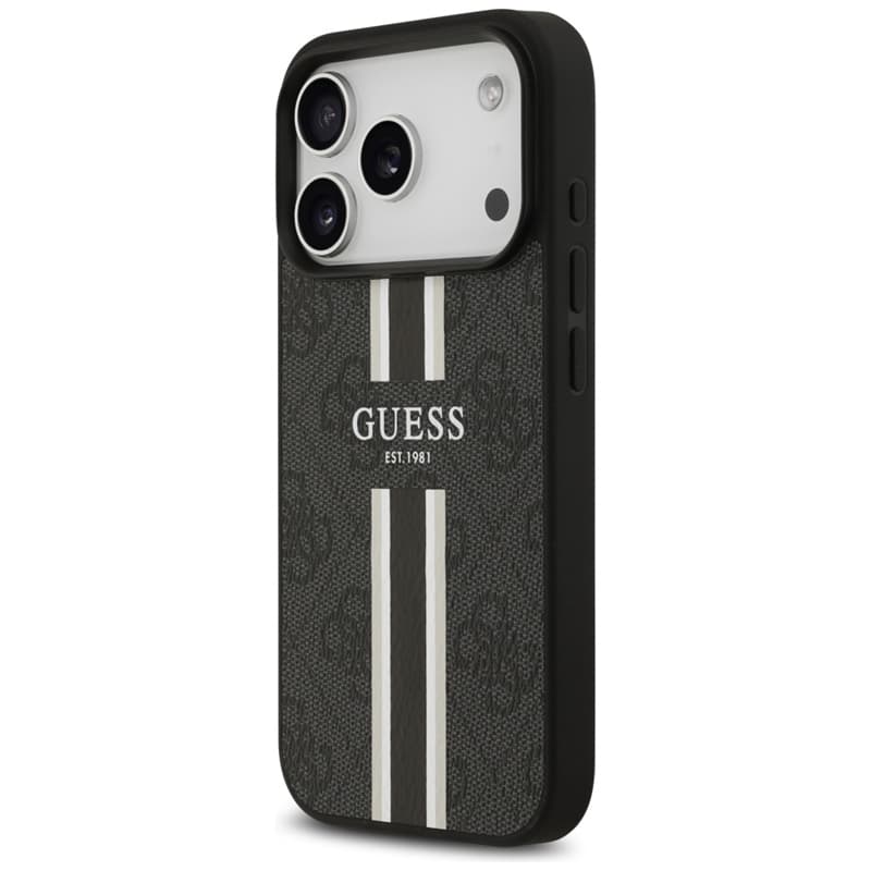 Guess 4G Printed Stripes MagSafe - Case iPhone 17 Pro (black) 2
