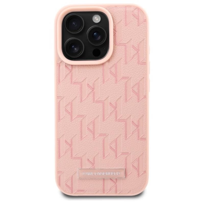 Karl Lagerfeld Hot Stamp MagSafe - Case for iPhone 16 Pro Max (pink) 3