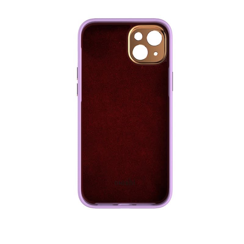Moshi Napa MagSafe - Leather case for iPhone 14 Max (Lavender Purple) 3