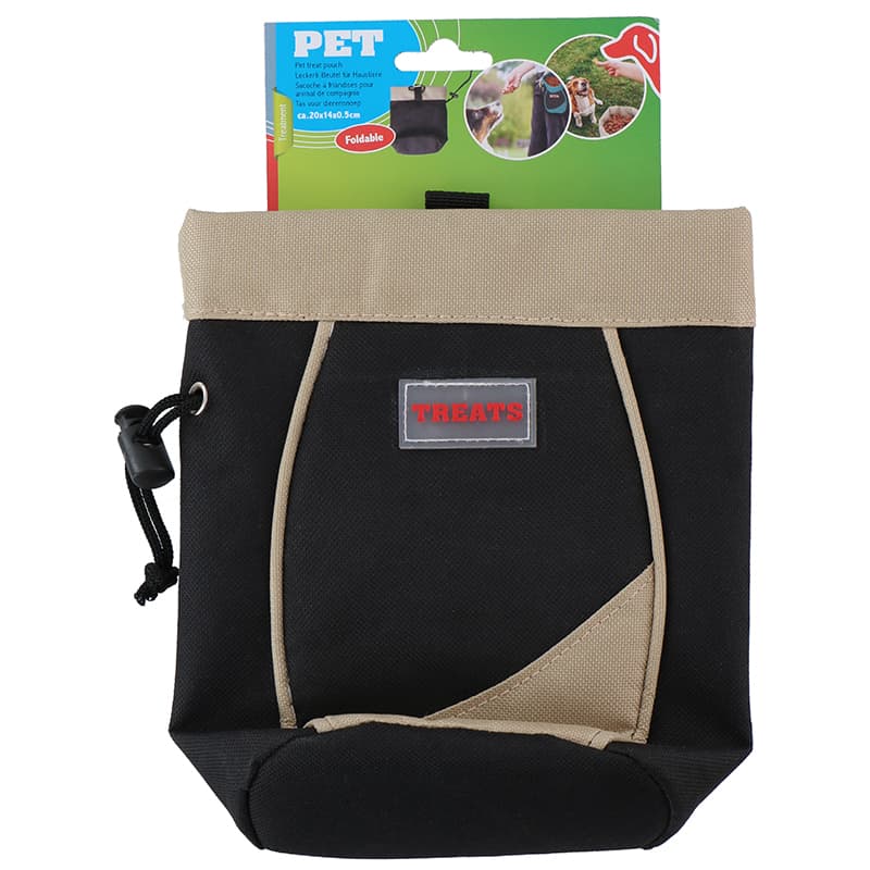 Foldable Treat Pouch for Pets (Brown) 1