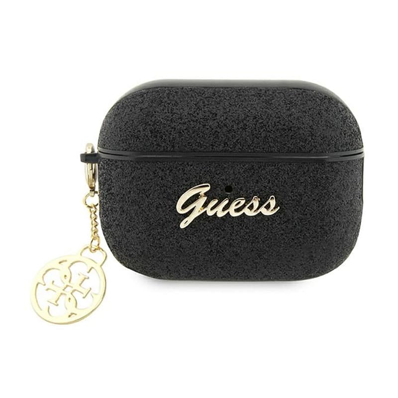 Guess 4G Glitter Flake - Case for Apple AirPods Pro 2 (Black) 1