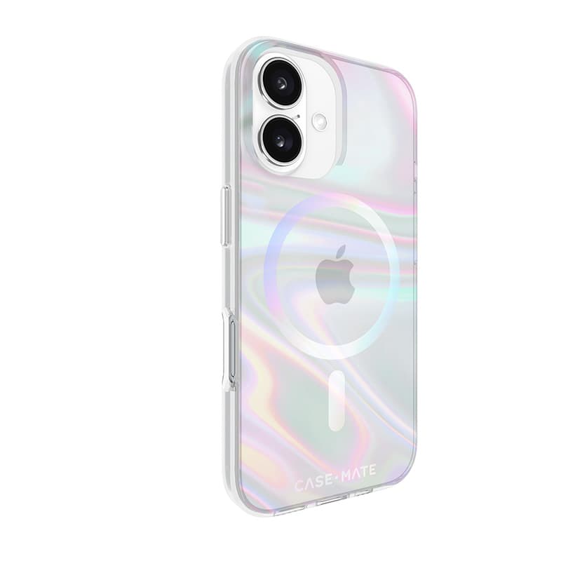 Case-Mate Soap Bubble MagSafe - Case for iPhone 16 (Iridescent) 3
