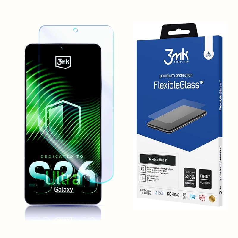 3mk FlexibleGlass - Hybrid glass for Samsung Galaxy S26 Ultra