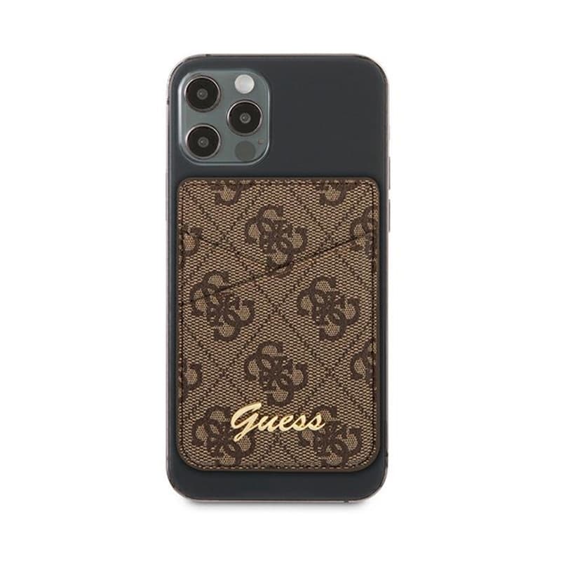 Guess Wallet Card Slot MagSafe 4G - Magnetic Wallet (brown) 2