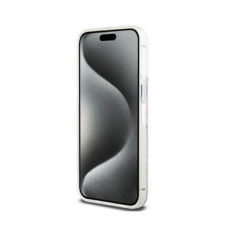 DKNY Liquid Glitter Multilogo - Case for iPhone 15 Pro Max (pink) 5
