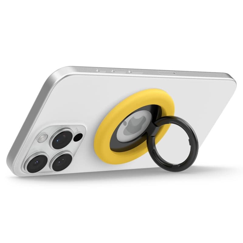 Spigen Nano Pop MagSafe Phone Ring - Finger holder with stand function (Mango Yellow) 7