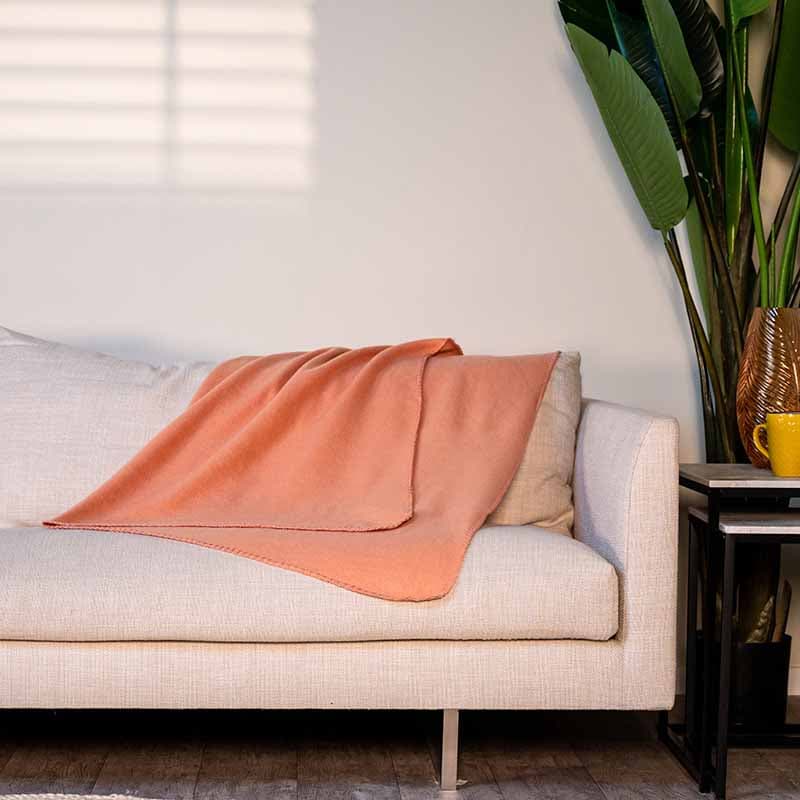 Fleece blanket 170x130 (Coral) 4