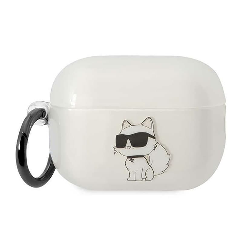 Karl Lagerfeld NFT Ikonik Choupette Head - Case for Apple AirPods Pro 2 (Transparent) 1
