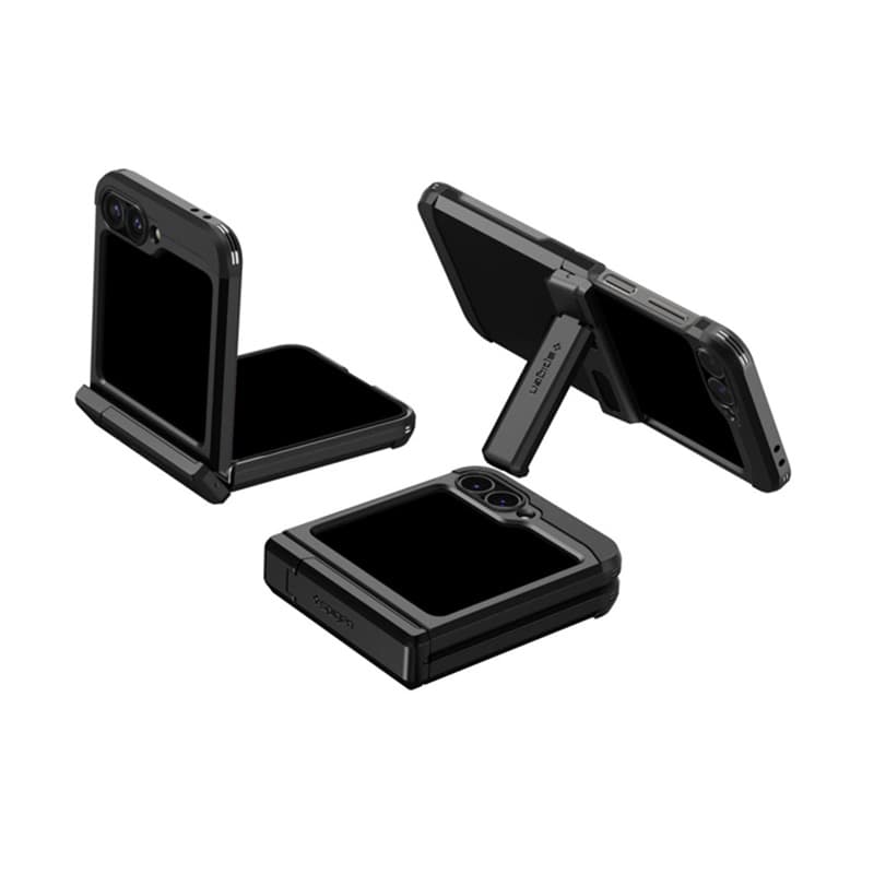 Spigen Tough Armor Pro - Case for Samsung Galaxy Z Flip 6 (Black) 4