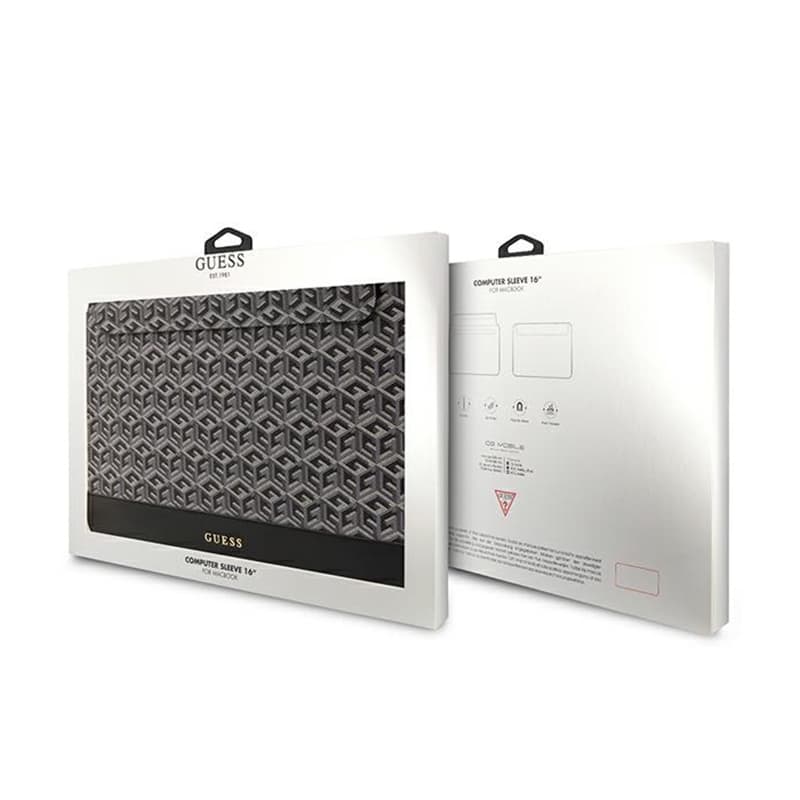 Guess GCube Stripes Computer Sleeve - 16" Notebook Case (Black) 4