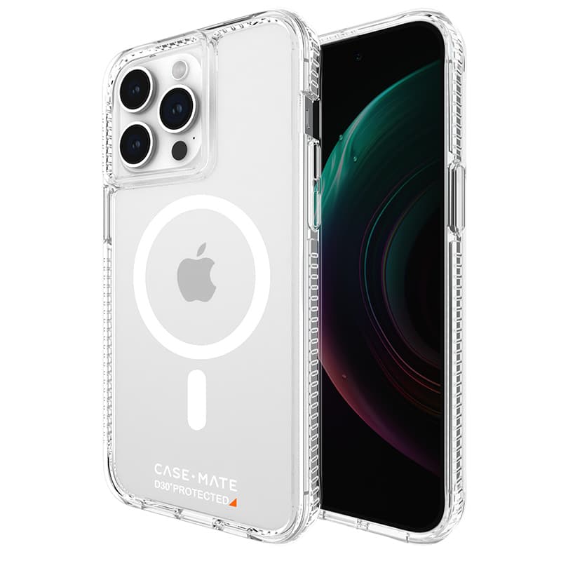 Case-Mate Ultra Tough plus D3O MagSafe - iPhone 15 Pro Max Case (Clear) 5