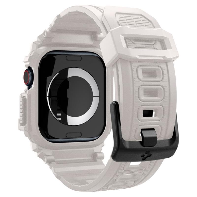 Spigen Rugged Armor Pro - Band with Case for Apple Watch 10 46 mm (Dune Beige) 2
