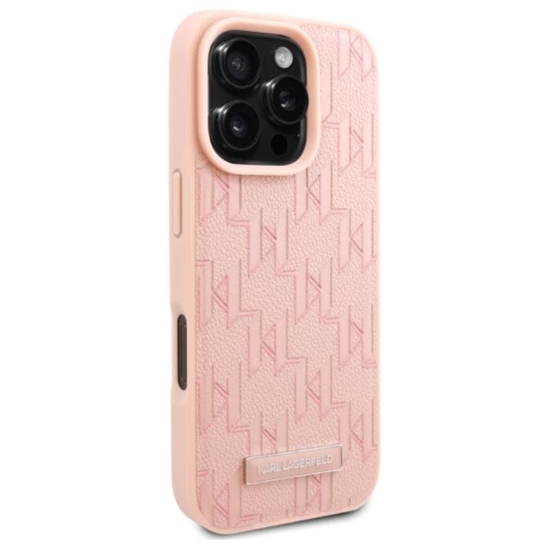 Karl Lagerfeld Hot Stamp MagSafe - Case for iPhone 16 Pro Max (pink) 4