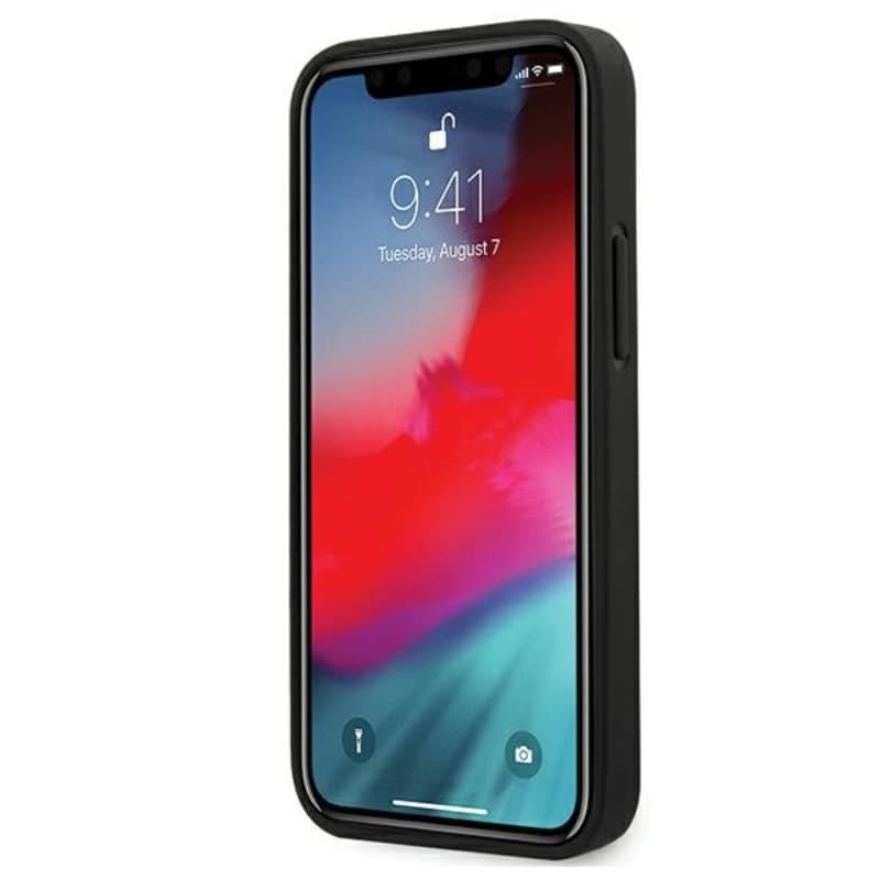 Mercedes Leather Wave Line - Case for iPhone 12 mini (black) 3