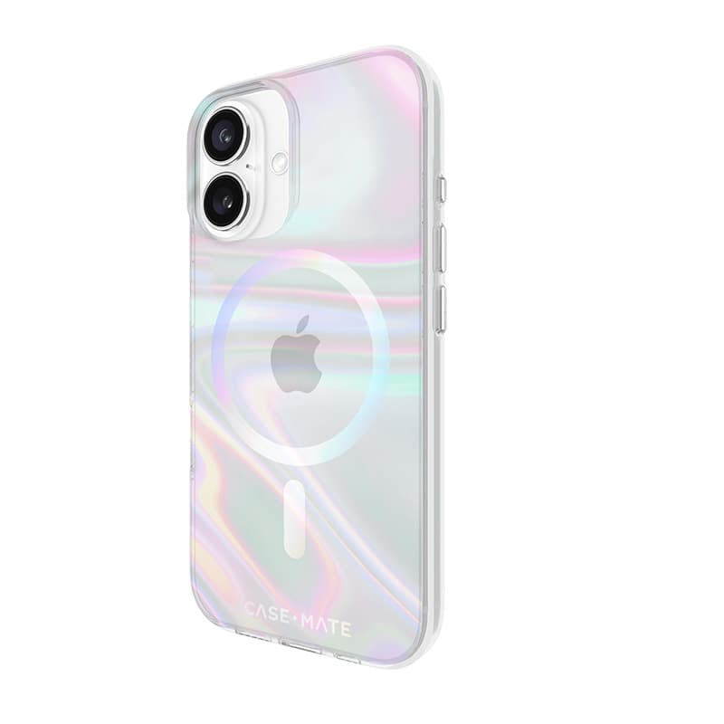 Case-Mate Soap Bubble MagSafe - Case for iPhone 16 (Iridescent) 4