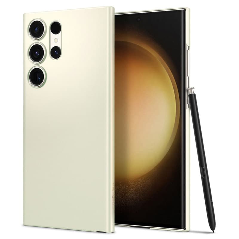 Spigen Airskin - Case for Samsung Galaxy S23 Ultra (Shiny Cream)