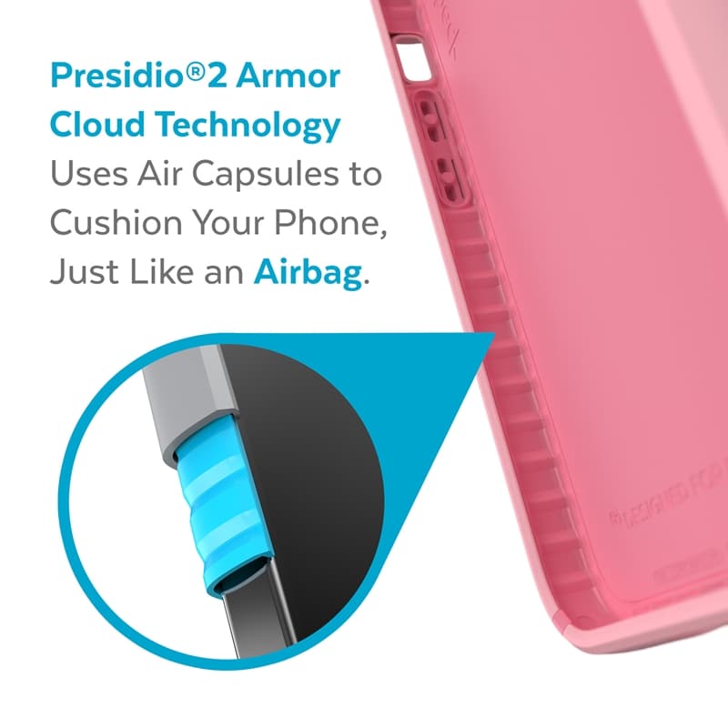 Speck Presidio2 Pro - Case for iPhone 13 with MICROBAN coating (Rosy Pink/Vintage Rose) 4