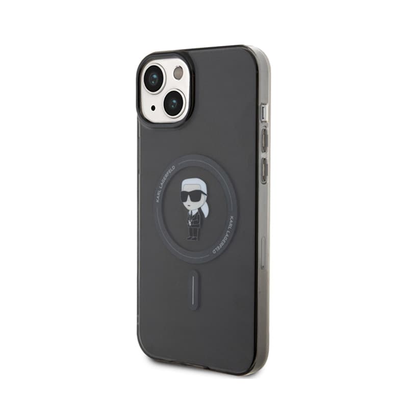 Karl Lagerfeld IML Ikonik MagSafe - Case for iPhone 15 Plus (Black) 2