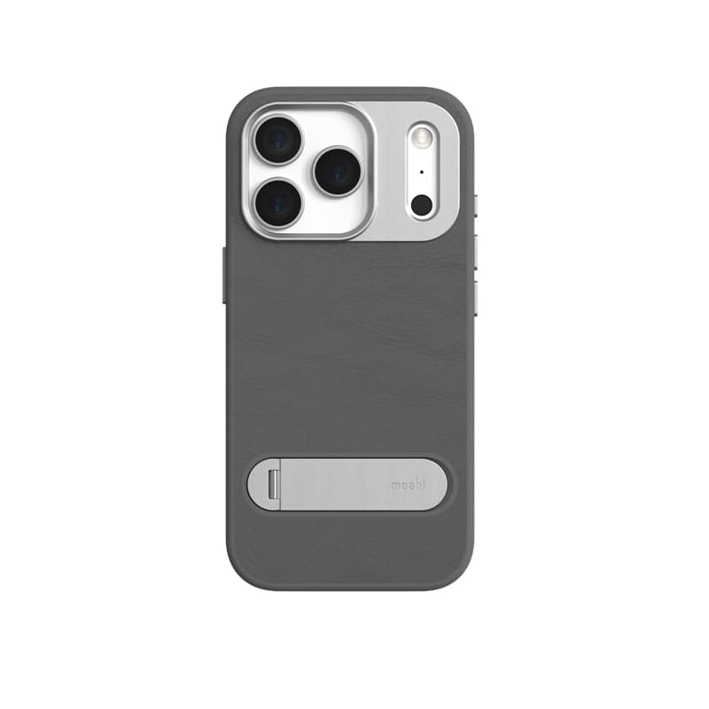 Moshi Kameleon MagSafe - Case iPhone 17 Pro with Stand Function (Midnight Gray) 2